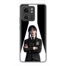 Чехлы Венсдей на Motorola Edge 40 Pro Уэнсдей (AlphaPrint) (W-Wednesday)