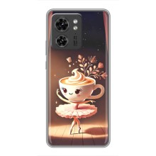 Чехол с мемом Тралалело тралала на Motorola Edge 40 Pro (Балерина капучина)