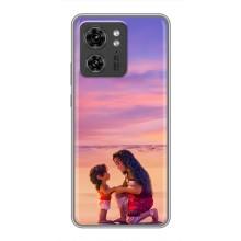 Чехол с мультфильмом Моана Motorola Edge 40 Pro (Моана и Симеа)