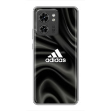 Чехол с картинкой Адидас на Мото Ейдж 40 Про – Adidas logo