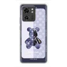 Крутые Чехлы Луи Виттон для Motorola Edge 40 Pro (AlphaPrint) (Медвежонок LV)