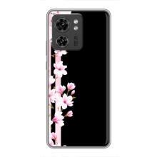 Чехлы с тематикой "ЦВЕТЫ" на Motorola Edge 40 Pro (Цветочки)