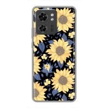 Чехлы с тематикой "ЦВЕТЫ" на Motorola Edge 40 Pro (красивые цветы)