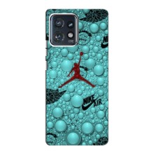 Силіконовый Чохол Nike Air Jordan на Моторола Мото едж 40 про – Джордан Найк