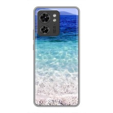 Силиконовый чехол с КАРТИНКАМИ лето для Motorola Edge 40 Pro (AlphaPrint) (Море)