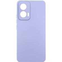 Чехол Silicone Cover Lakshmi Full Camera (AAA) для Motorola Edge 50 Fusion – Сиреневый