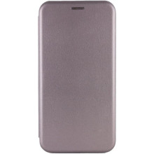 Кожаный чехол-книжка Classy для Motorola Edge 50 Fusion – Серый