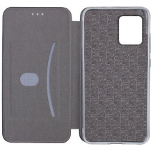 Кожаный чехол-книжка Classy для Motorola Edge 50 Fusion – Темно-синий