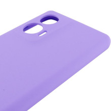 Чохол Silicone Cover Lakshmi Full Camera (AA) для Motorola Edge 50 Fusion – Бузковий