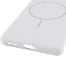 Чехол Silicone Cover Lakshmi Full Camera (AA) with MagFit для Motorola Edge 50 Fusion – Белый