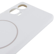 Чехол Silicone Cover Lakshmi Full Camera (AA) with MagFit для Motorola Edge 50 Fusion – Белый