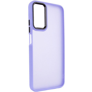 Чехол TPU+PC Lyon Frosted для Motorola Edge 50 Fusion / G85 – Фиолетовый