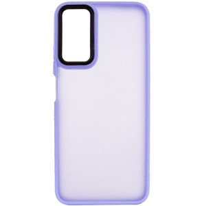 Чехол TPU+PC Lyon Frosted для Motorola Edge 50 Fusion / G85 – Фиолетовый