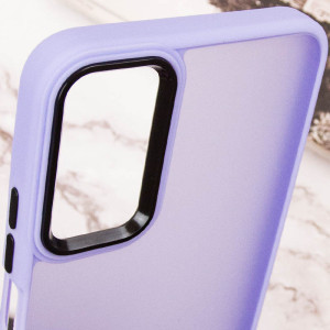 Чехол TPU+PC Lyon Frosted для Motorola Edge 50 Fusion / G85 – Фиолетовый