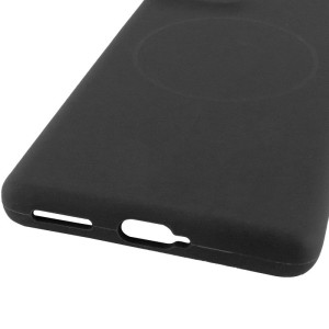 Чехол Silicone Cover Lakshmi Full Camera (AA) with Magnetic Fit для Motorola Edge 50 Fusion – Черный