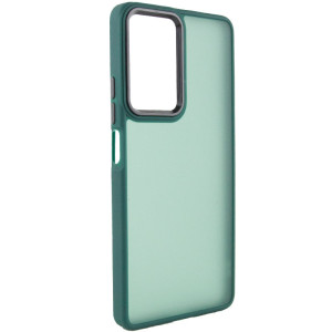 Чехол TPU+PC Lyon Frosted для Motorola Edge 50 Fusion / G85 – Зеленый