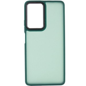 Чехол TPU+PC Lyon Frosted для Motorola Edge 50 Fusion / G85 – Зеленый