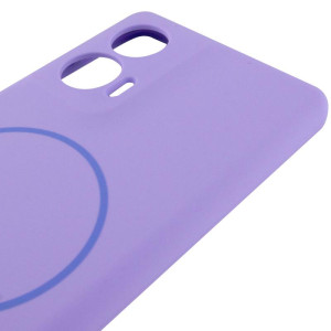 Чехол Silicone Cover Lakshmi Full Camera (AA) with Magnetic Fit для Motorola Edge 50 Fusion – Сиреневый