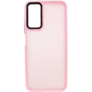 Чехол TPU+PC Lyon Frosted для Motorola Edge 50 Fusion / G85 – Розовый