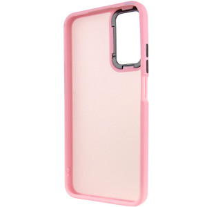 Чехол TPU+PC Lyon Frosted для Motorola Edge 50 Fusion / G85 – Розовый