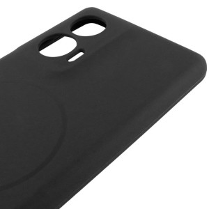 Чехол Silicone Cover Lakshmi Full Camera (AA) with Magnetic Fit для Motorola Edge 50 Fusion – Черный