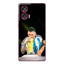 Чохли для Motorola Edge 50 Fusion (Leo чемпіон) (AlphaPrint) (Кубок Мессі)