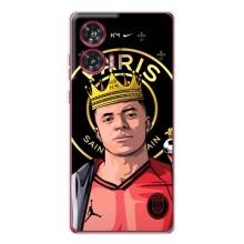 Чехол (TPU) с Футболистом на Motorola Edge 50 Fusion – Mbappe King