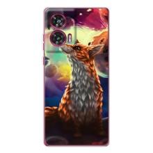 Чохли з картинкою Лисичка для Motorola Edge 50 Fusion (VPrint) (Лисичка в космосі)