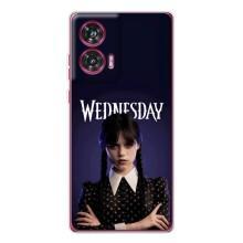 Чехлы с принтом Уэнсдей на Motorola Edge 50 Fusion – Wednesdey