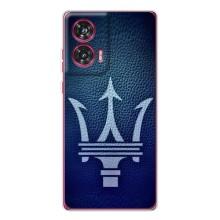 Чехлы с тематикой "Крутые машины" на Motorola Edge 50 Fusion – Лого Maserati