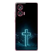 Християнські Чохли для Motorola Edge 50 Fusion (AlphaPrint) (Хрест і місто)