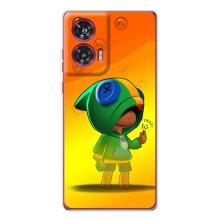 Чохол Бравл Старс для Motorola Edge 50 Fusion – LEON в кофті