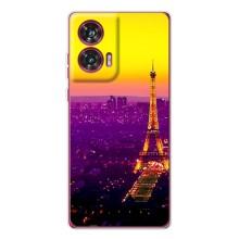 Чехол с Эйфелевой башней на Motorola Edge 50 Fusion – Яркая башня