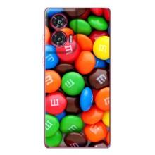 Чохол з зображенням смачної їжі для Motorola Edge 50 Fusion – Різнокольорові M&M'S
