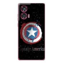 Чохол с Щітом Капітана Америки на Motorola Edge 50 Fusion – Щит Капітана