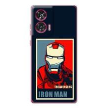 Чехол Супергерой Железный человек на Motorola Edge 50 Fusion – Art Iron man