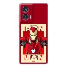 Чехол Супергерой Железный человек на Motorola Edge 50 Fusion – Iron man