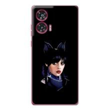 Чохли Венсдей на Motorola Edge 50 Fusion Уенсдей (AlphaPrint) (серйозна Венздей)