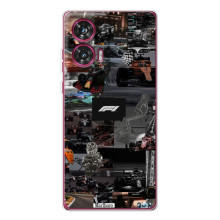 Чехол Формула1 на Motorola Edge 50 Fusion – Коллаж Ф1