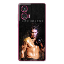Чехол с картинкой Александр Усик для Motorola Edge 50 Fusion – Чемпион Усик