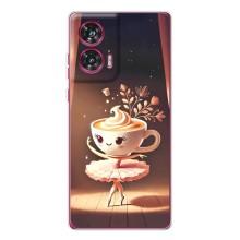 Чохол з мемом Тралалело тралала на Motorola Edge 50 Fusion (Балерина капучина)