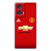 Силіконові Чохли з принтом Футбол на Motorola Edge 50 Fusion – Man United