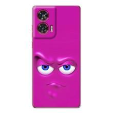 Чохли (ТПУ) (смішні стікери) для Motorola Edge 50 Fusion – Хитра мордочка