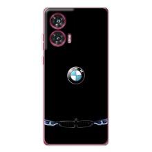 Силіконовий бампер з картинкою машини на Motorola Edge 50 Fusion – Чорний BMW