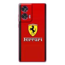 Силіконовий бампер з картинкою машини на Motorola Edge 50 Fusion – Ferrari Logo