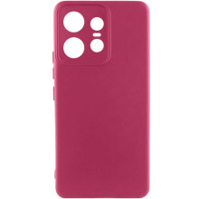 Чехол Silicone Cover Lakshmi Full Camera (AA) для Motorola Edge 50 Pro – Бордовый