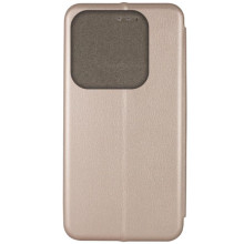 Шкіряний чохол-книжка Classy для Motorola Edge 50 Pro – Золотий