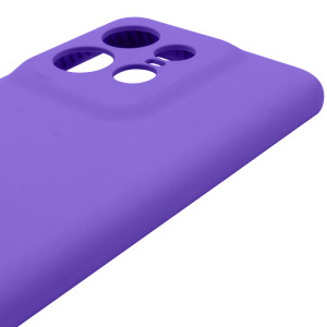 Чохол Silicone Cover Lakshmi Full Camera (AAA) для Motorola Edge 50 Pro – Фіолетовий