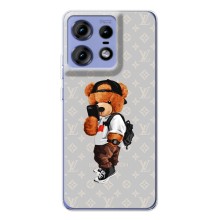 Брендновые Чехлы для Motorola Edge 50 Pro - (PREMIUMPrint) (Мишка Луи)