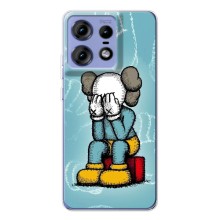 Чехлы для Motorola Edge 50 Pro - Bearbrick Louis Vuitton (PREMIUMPrint) (Плач Bearbrick)